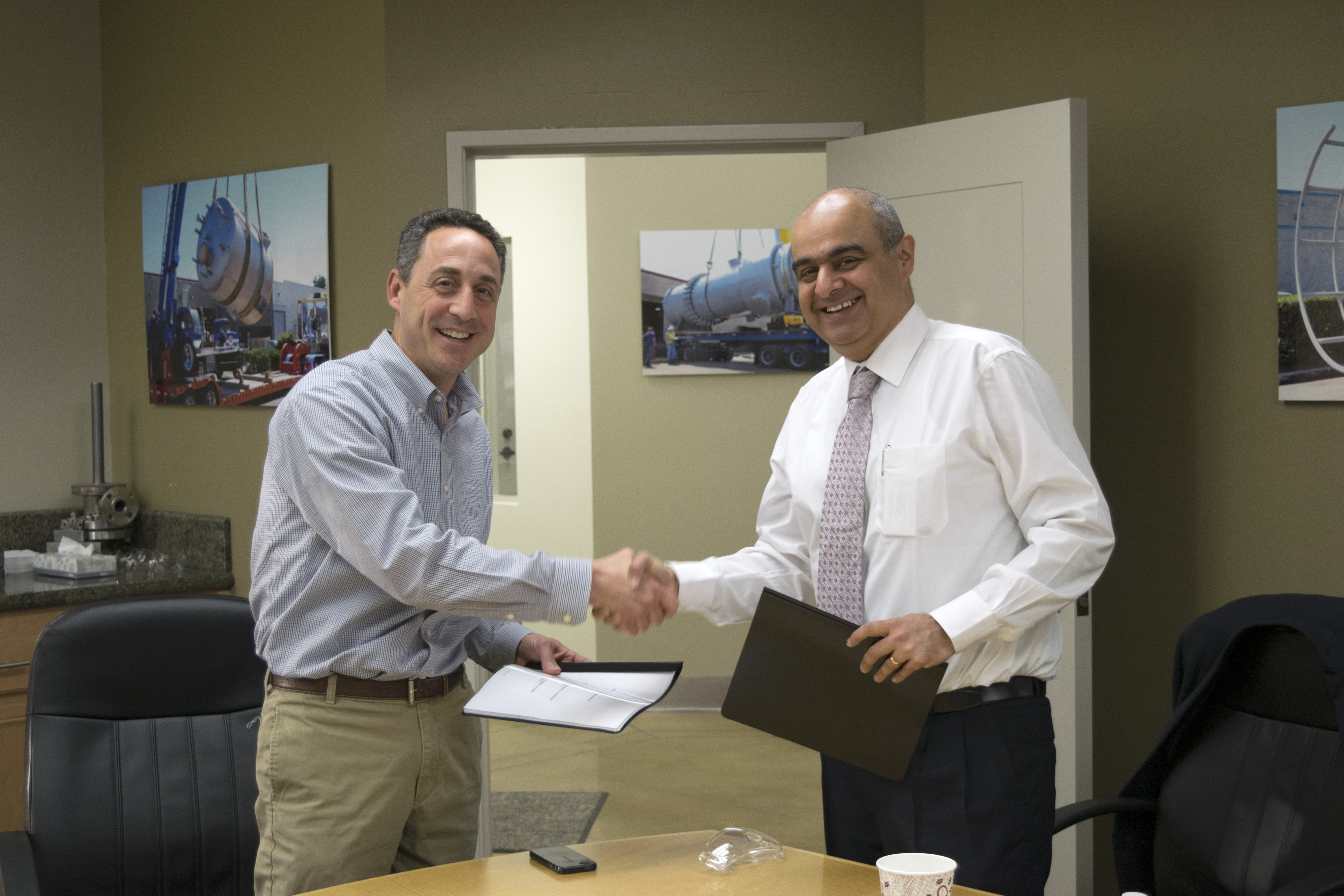 Isgec TITAN joint venture agreement signing